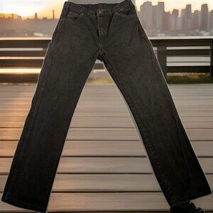 Dickies Men's Straight Black Denim Jeans Cotton Regular Fit 34x34